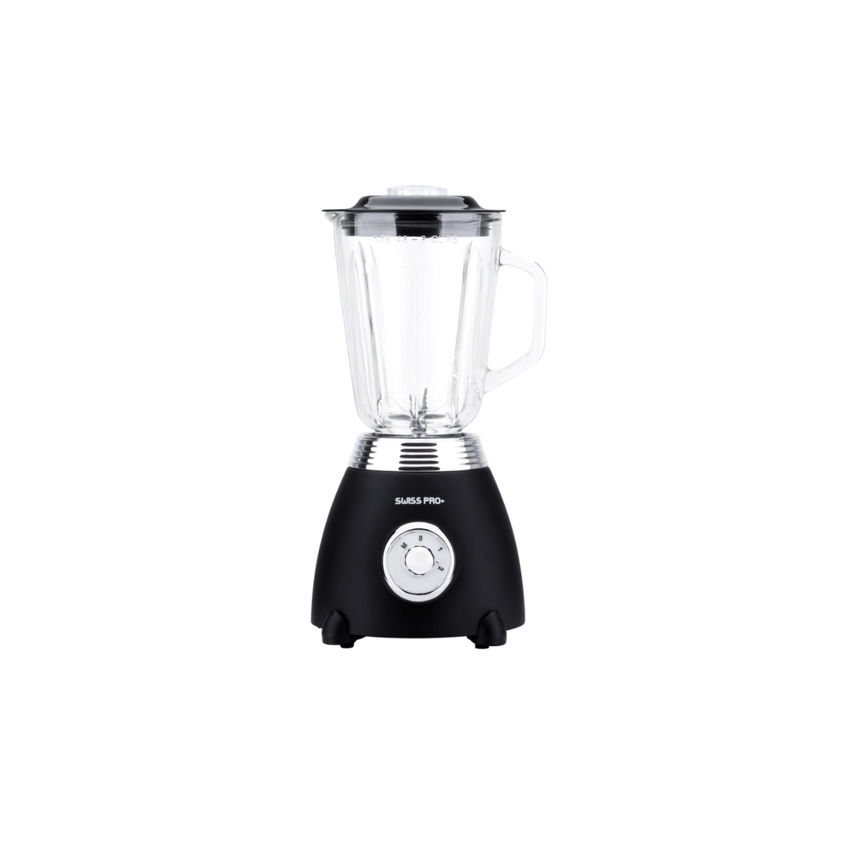 Swiss Pro+ Blender 1.5L - Glass Jar - 2 speeds with pulse - 850 W - Black SP-BL850WB