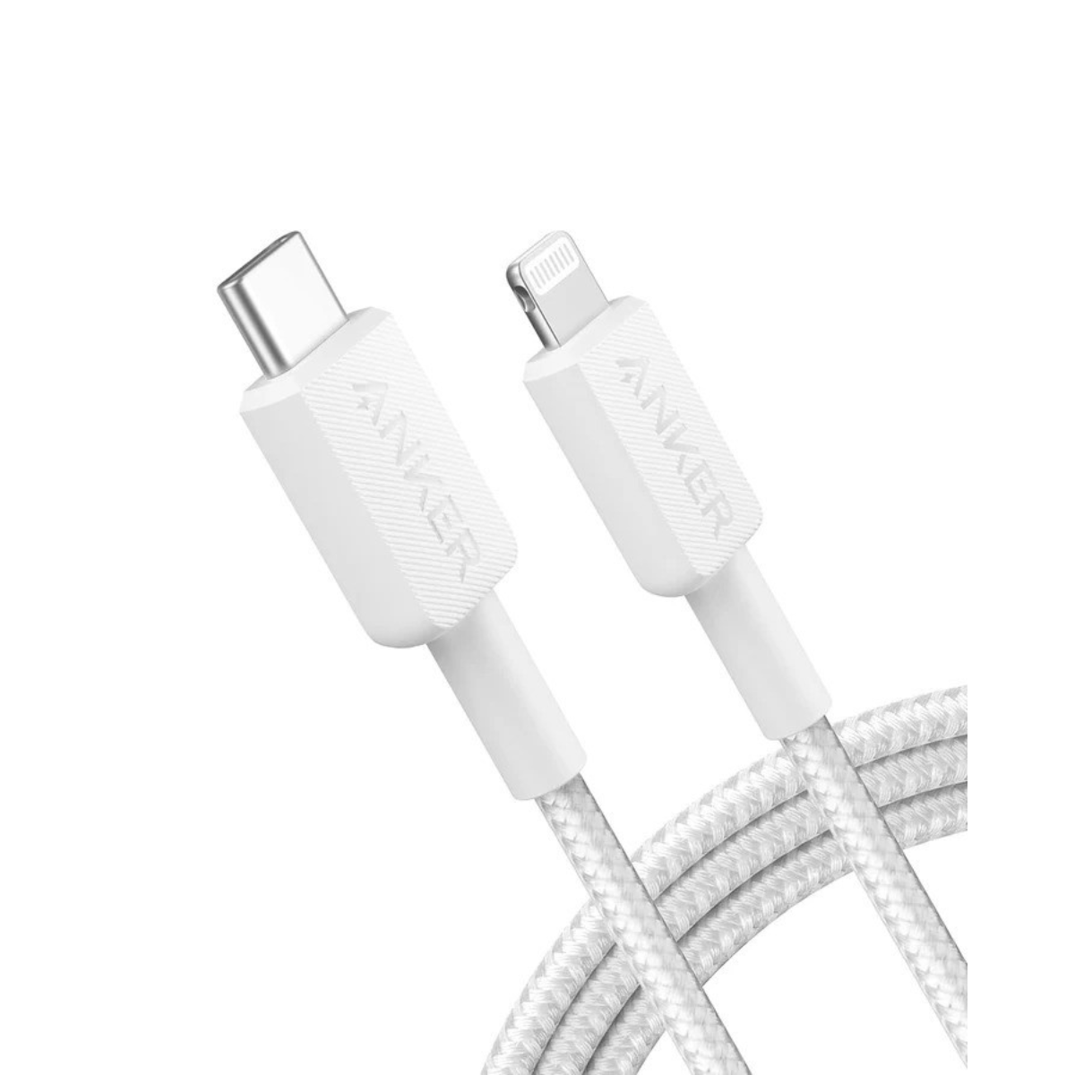 Anker Cable 322 USB-C to Lightning (3ft Braided) - White