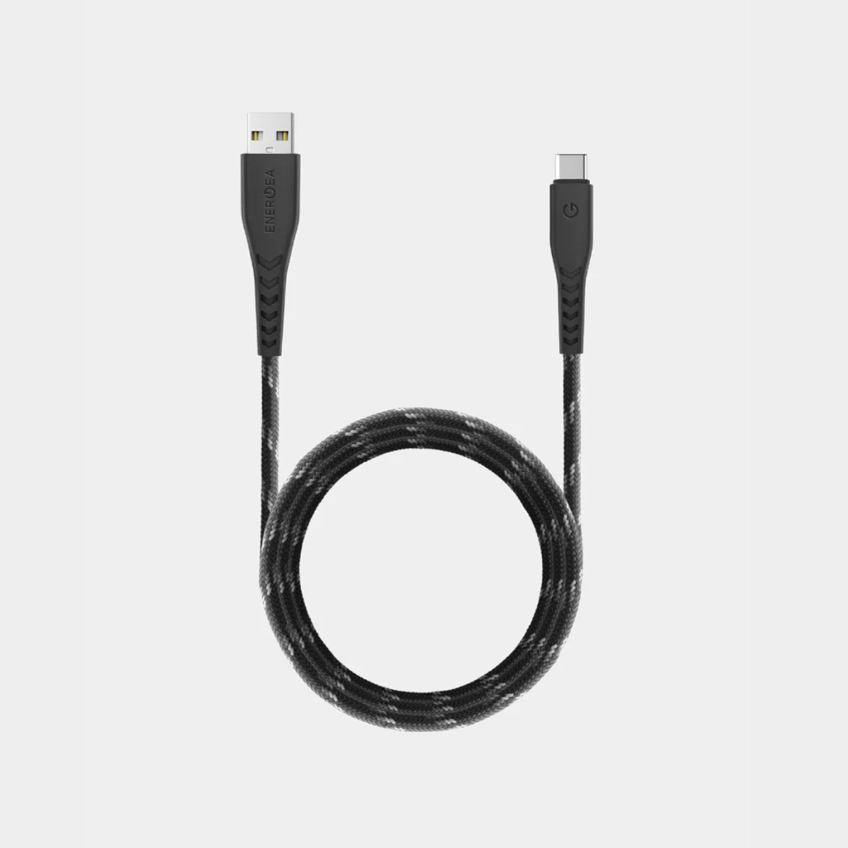 ENERGEA NYLOFLEX USB2.0 USB-A TO USB-C 5A UNIVERSAL CABLE 1.5M BLACK