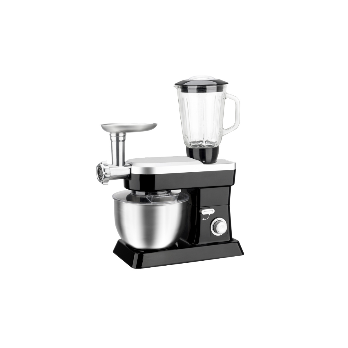 Swiss Pro+ Powerful 3 in 1 Food Processor 6.3L - Blender, Meat Grinder, Mix - Food Processor - Black - 1500W SP-PKM1900B