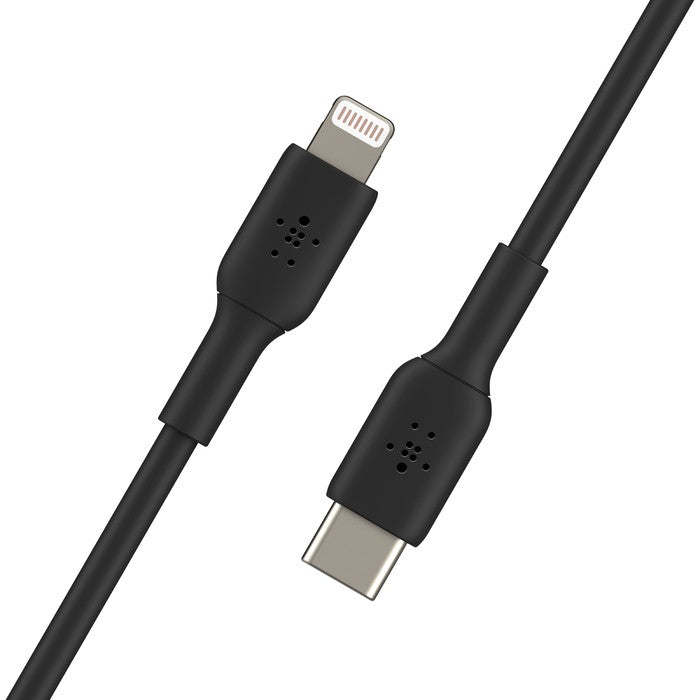 Belkin BoostCharge USB-C to Lightning Cable (1m / 3.3ft, Black)