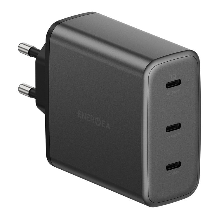 ENERGEA AMPCHARGE GAN100, 3C PD/PPS/SCP/QC3.0/AFC/FCP/ WALL CHARGER,100W (EU) - GUNMETAL
