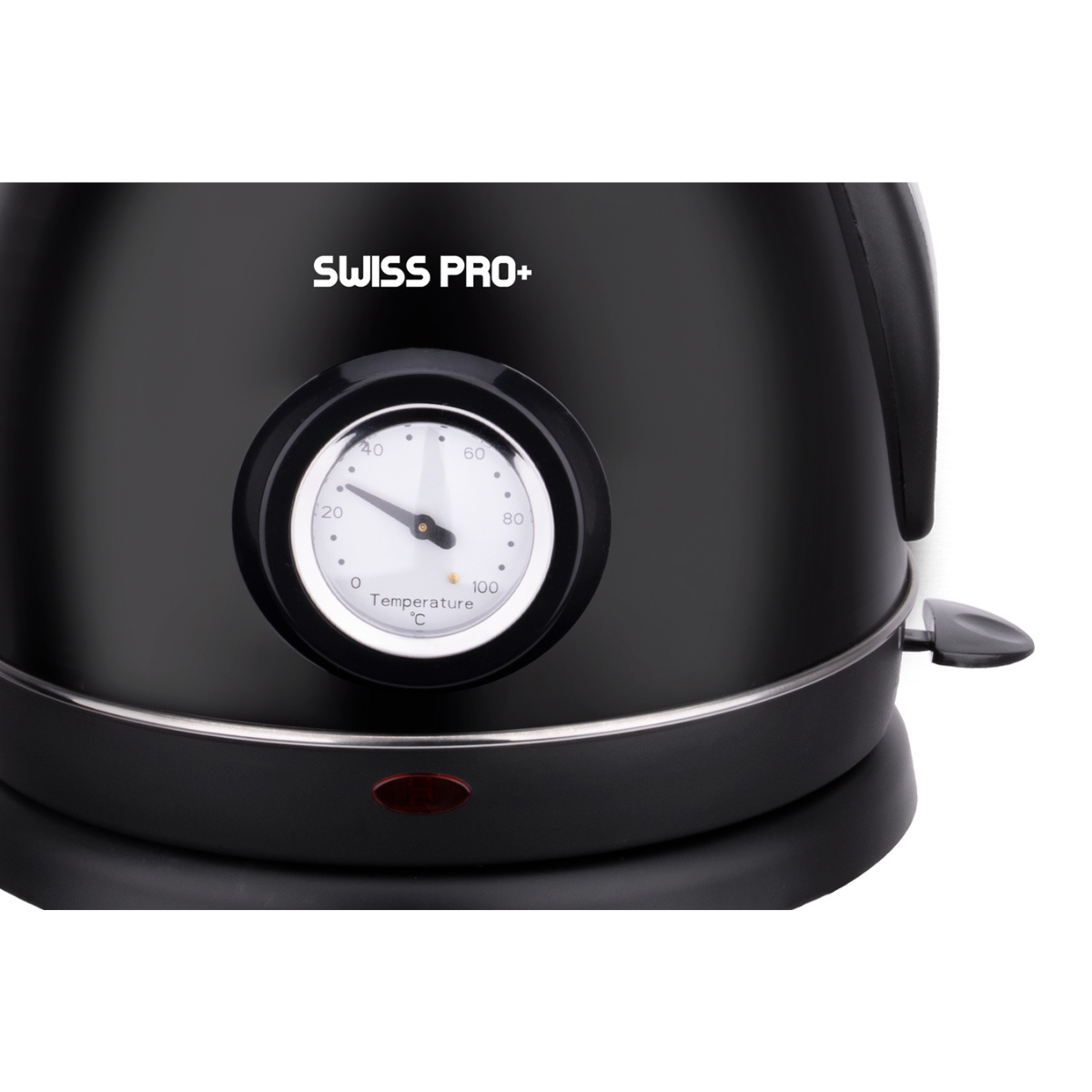 Swiss Pro+ Retro Kettle 1.8L - 2200W - Black SP-WK2200B