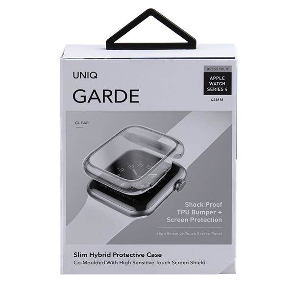 UNIQ Garde Hybrid Apple Watch Series 4-6 Case With Screeen Protection 44MM (Clear)
