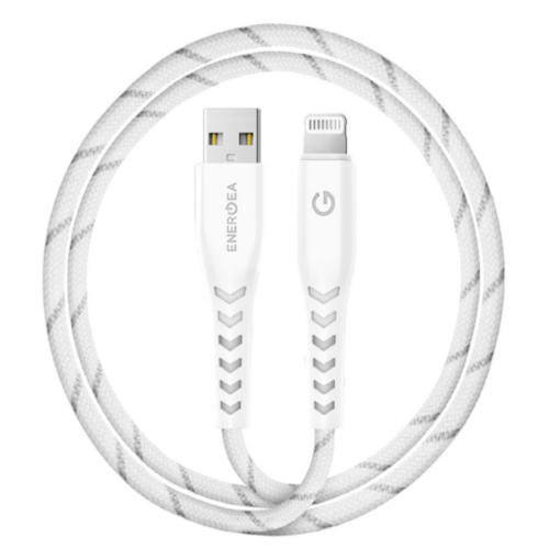 ENEGREA NYLOFLEX iPhone Lightning  Cable MFI 1.5M White