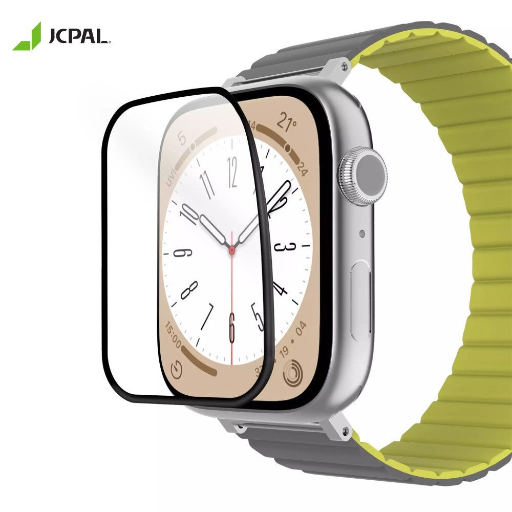 JCPal iClara Screen Protector (EasyOn Installer) 2 Pcs for Apple Watch S7/S8,41mm