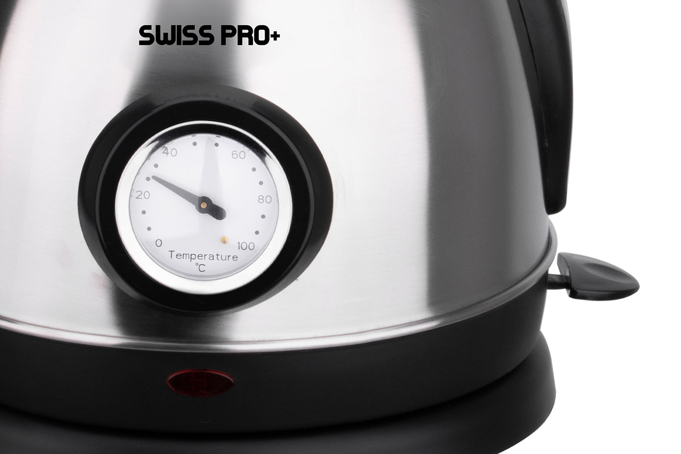 Swiss Pro+ Retro Kettle 1.8L - 2200W - Silver SP-WK2200BS