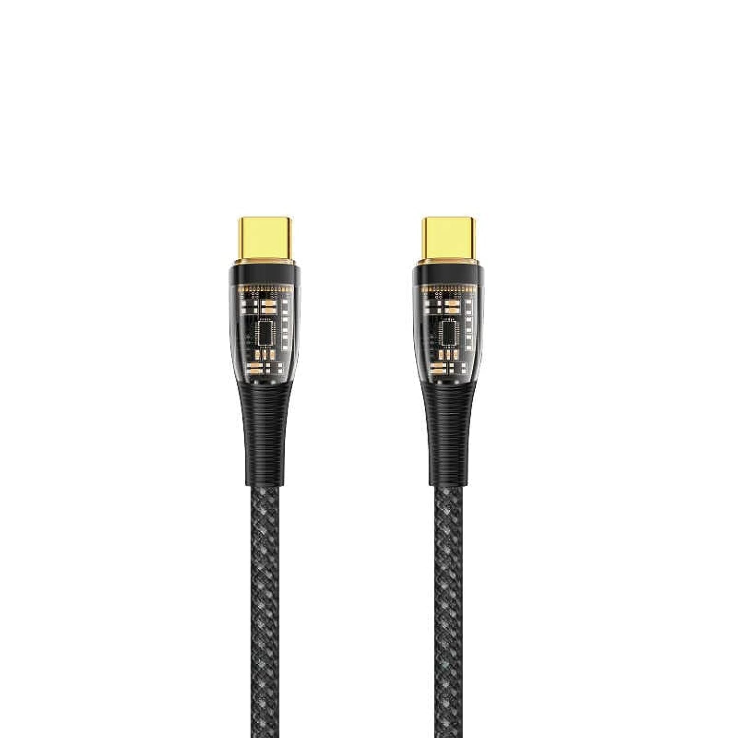 WIWU PD charging cable 2m USB-C - USB-C 100W Black
