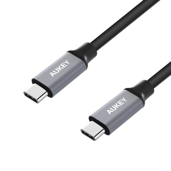 Aukey USB-C to USB-C Cable 2m-Grey