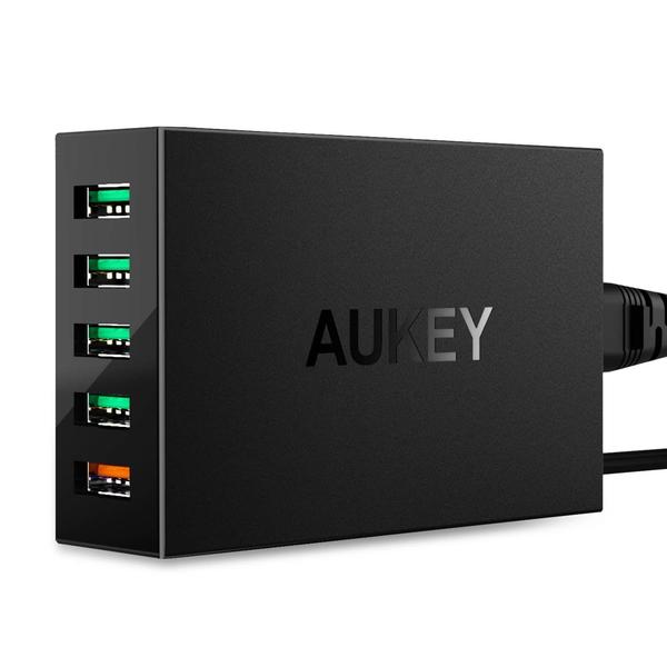 Aukey 5-Port 54W  QC3.0 USB Charging Station