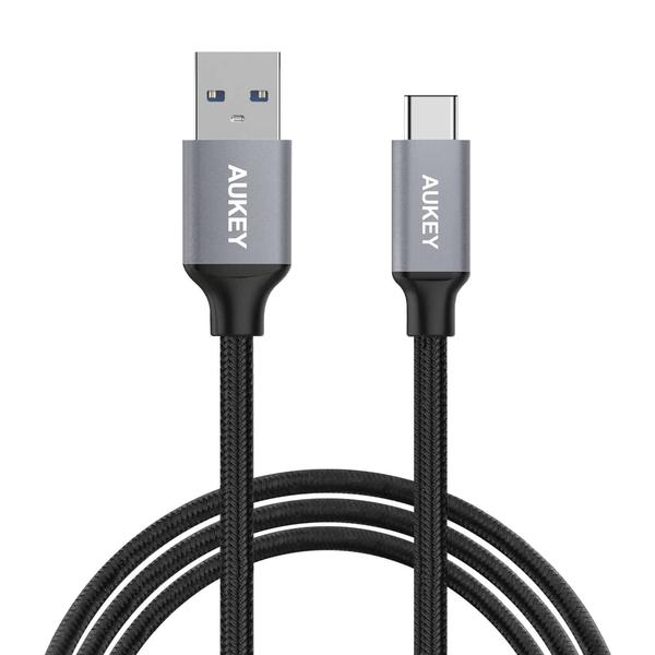 Aukey USB-C to USB-A Cable L=2M-Gray