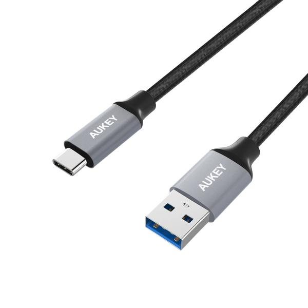 Aukey USB-C to USB-A Cable L=2M-Gray