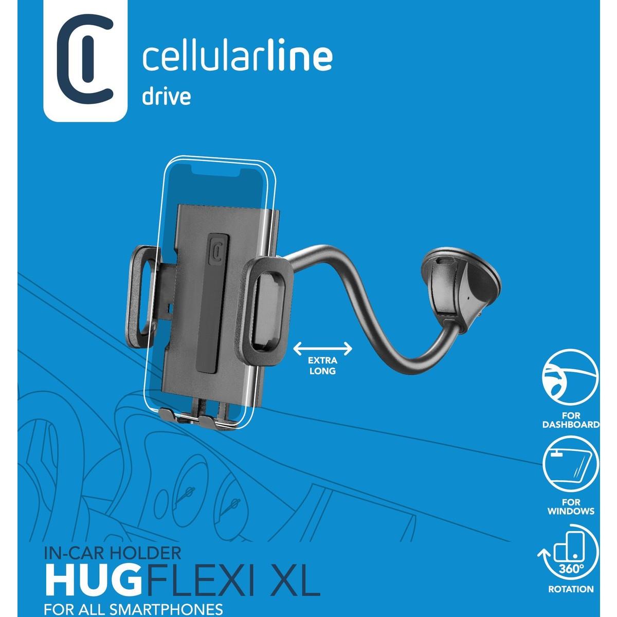 Cellularline Car Holder HUG FLEXIBLE ARM