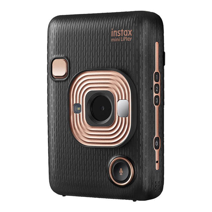 FUJIFILM INSTAX Mini LiPlay Hybrid Instant Camera - Elegant Black