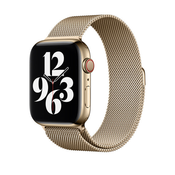 Apple Watch 44mm Gold Milanese Loop