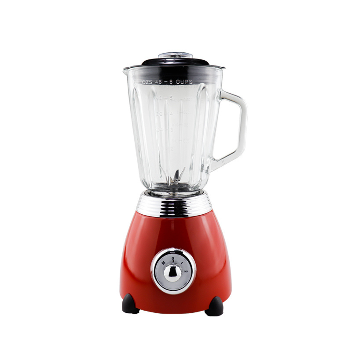 Swiss Pro+ Blender 1.5L - Glass Jar - 2 speeds with pulse - 850 W - Red SP-BL850WR