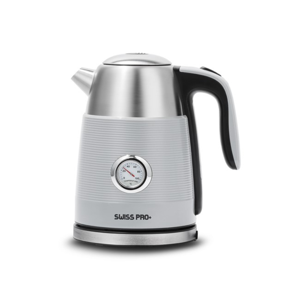 Swiss Pro+ Retro Kettle 1.7L - 2250W - Grey SP-WK2250.G