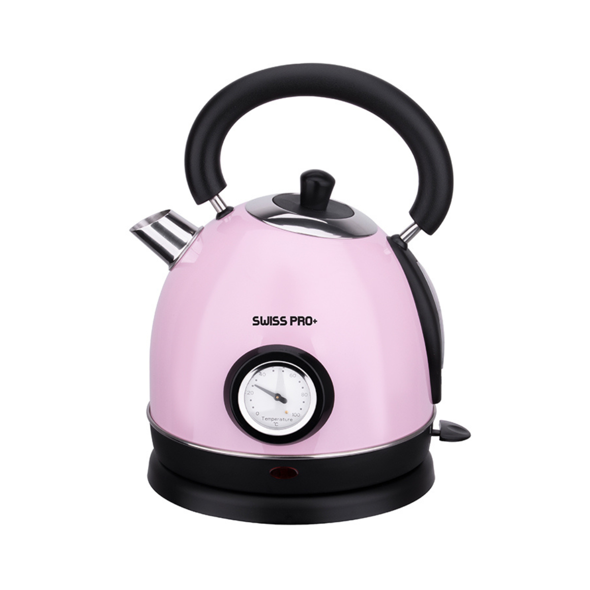 Swiss Pro+ Retro Kettle 1.8L - 2200W - Pink SP-WK2200BP