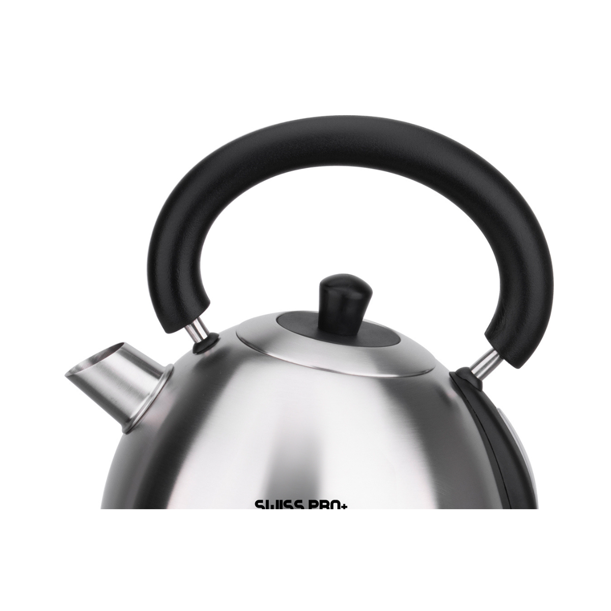 Swiss Pro+ Retro Kettle 1.8L - 2200W - Silver SP-WK2200BS