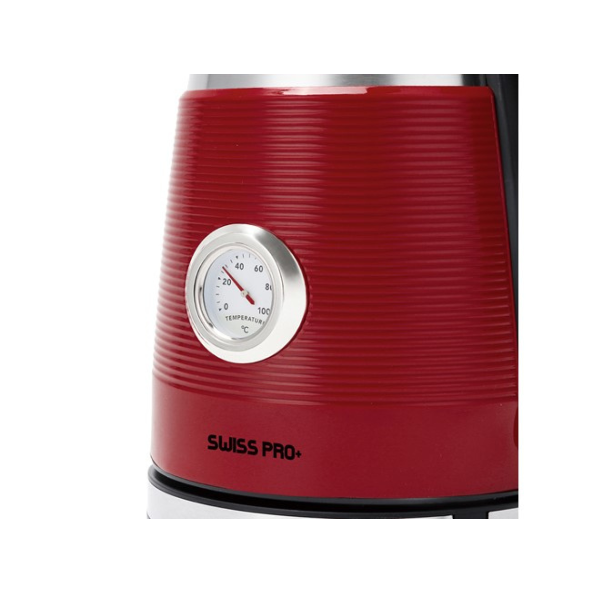 Swiss Pro+ Retro Kettle 1.7L - 2250W - Red SP-WK2250.R