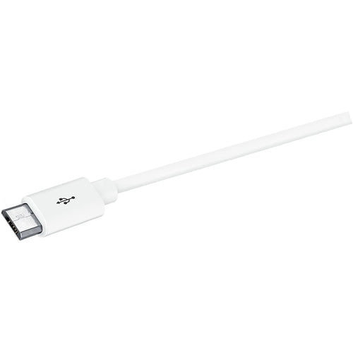 Duracell Micro USB sync & charger cable 2m White