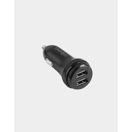 ENERGEA COMPACT DRIVE DUO USB 3.4A CAR CHARGER-BLACK
