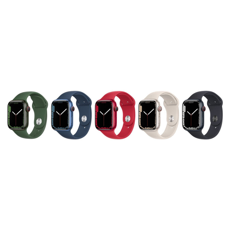 Apple Watch Series 7 GPS, Aluminium Case with Sport Band