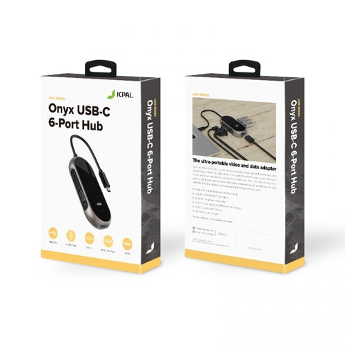 JCPAL Onyx USB-C 6-Port Hub