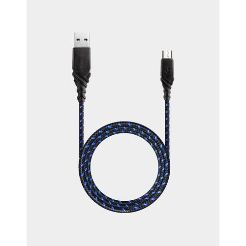 ENERGEA DURAGLITZ ,MICRO USB2 TOUGH CABLE 1.5M-BLUE