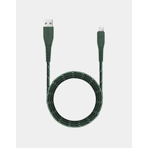 ENERGEA NYLOFLEX , iPhone Lightning Cable MFI 1.5M-GREEN