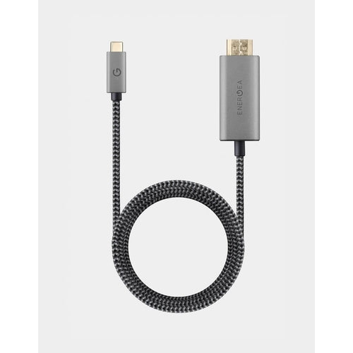 ENERGEA FIBRATOUGH USBC TO HDMI 4K@60HZ CABLE 2.0M - BLACK