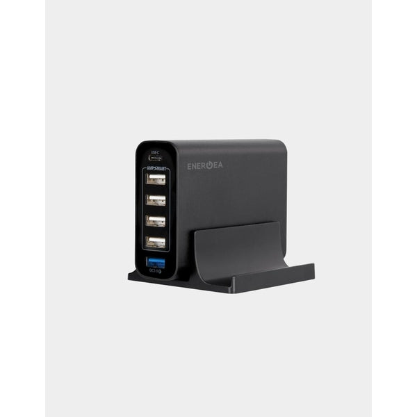 ENERGEA POWER HUB 6C+ 1USB-C + 6USB-A QC3 60W DESKTOP CHARGE (EU)-BLACK