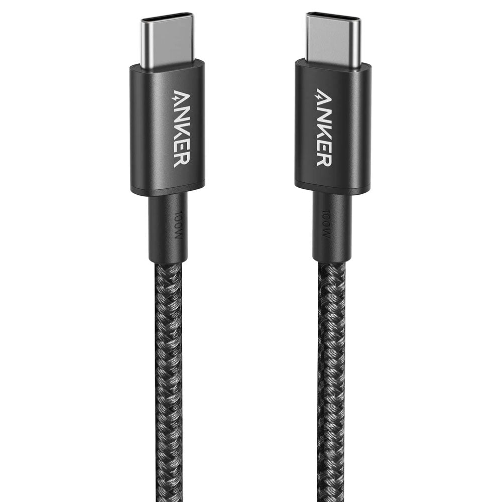 Anker Type-C to Type-C Cable 100W Braided Ultra A8757H11 - Black 2m