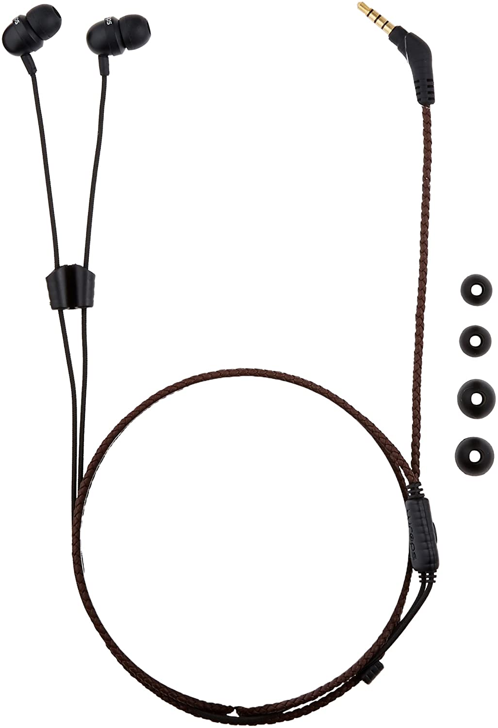 WRAPS LEATHER WITH MIC BROWN TUSCAN