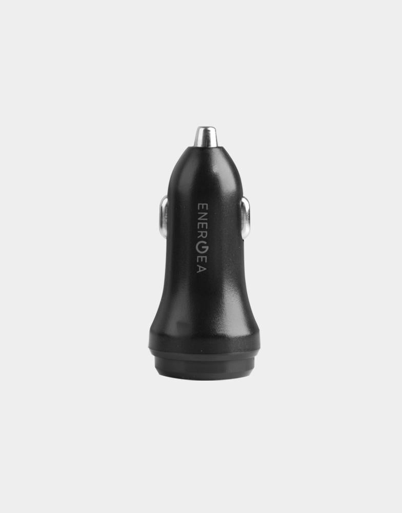 ENERGEA COMPACT DRIVE DUO USB 3.4A CAR CHARGER-BLACK