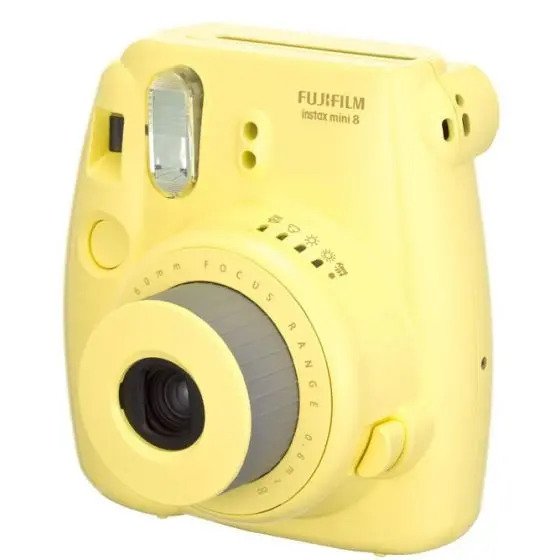 Fujifilm Instax Mini 8 || Yellow ( Gift Box ) Minion Film