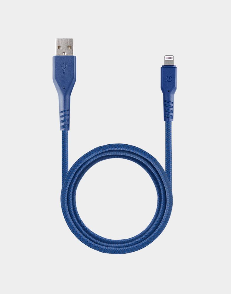ENERGEA FIBRATOUGH , iPhone Lightning Cable MFI 1.5M-BLUE