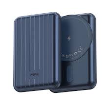 Wiwu Magnetic Wireless Power Bank 5000mAh, Blue