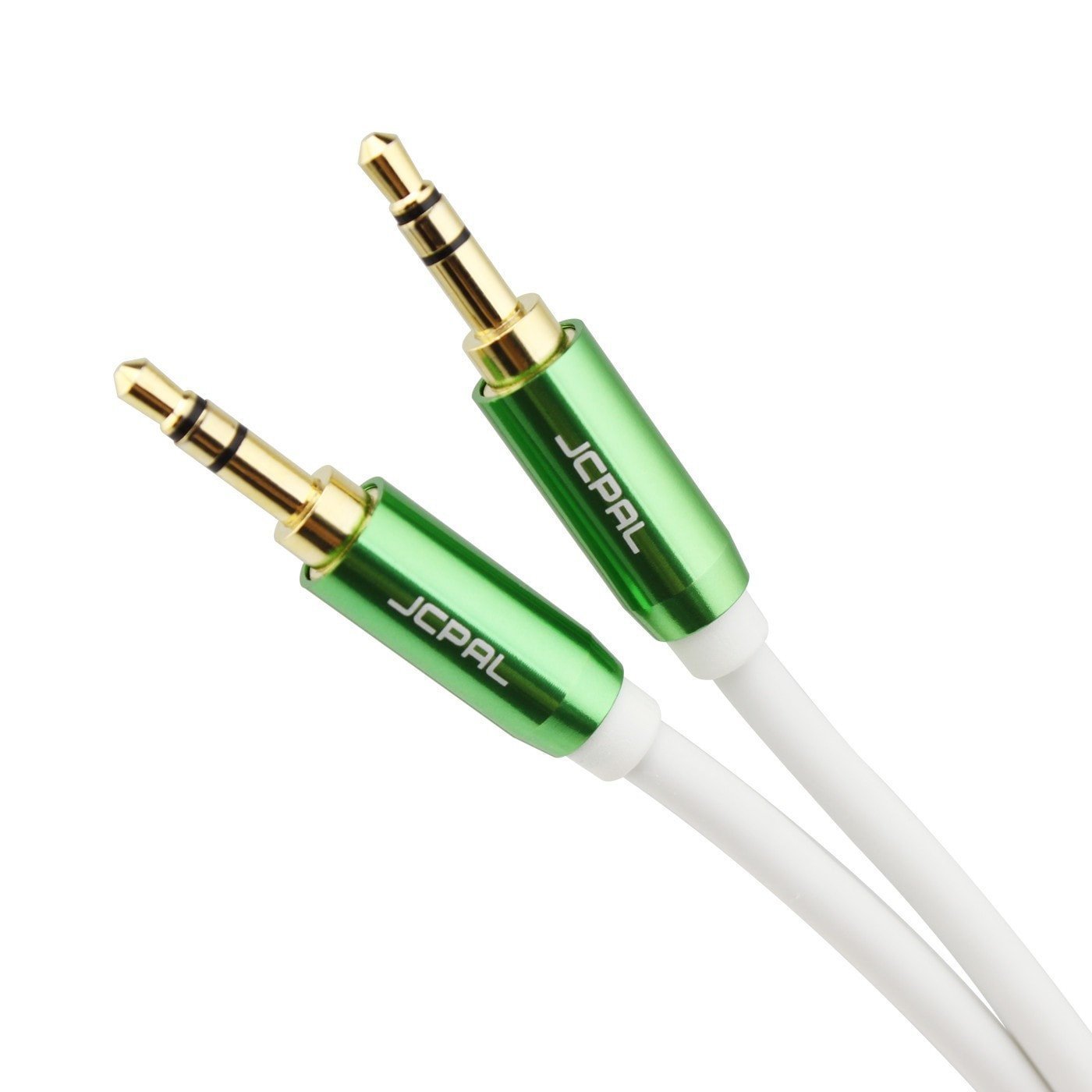JCPal AUX Cable 1.5m 3.5mm Audio Jack White