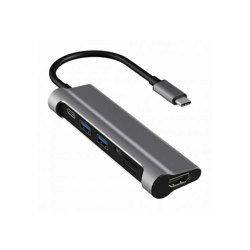 JCPal LINX USB-C Multiport Adapter  With 4K HDMI and Card Reader