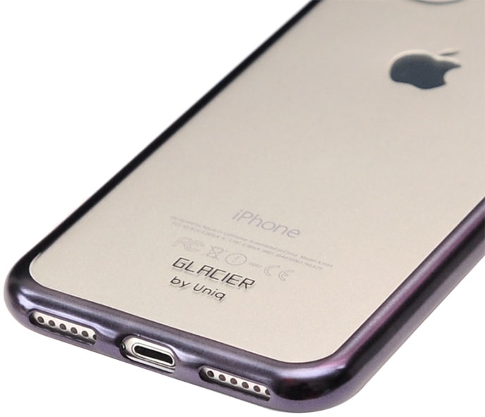 Uniq Glacier Frost Case for iPhone 7 Plus/8 Plus - Gun Metal