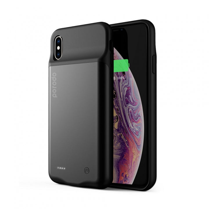 Porodo Power Case 4000mAh for iPhone Xs Max (package opened, Display item with damaged box) 30 Days warranty