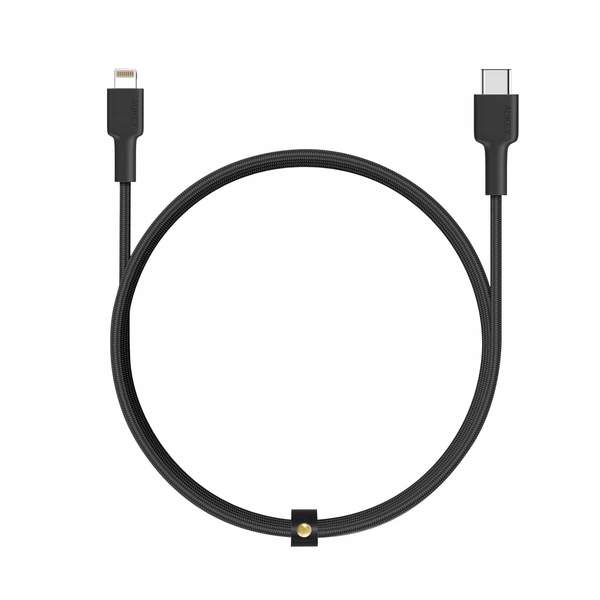 Aukey Braided Nylon USB C To Lightning Cable - 1.2 Meter
