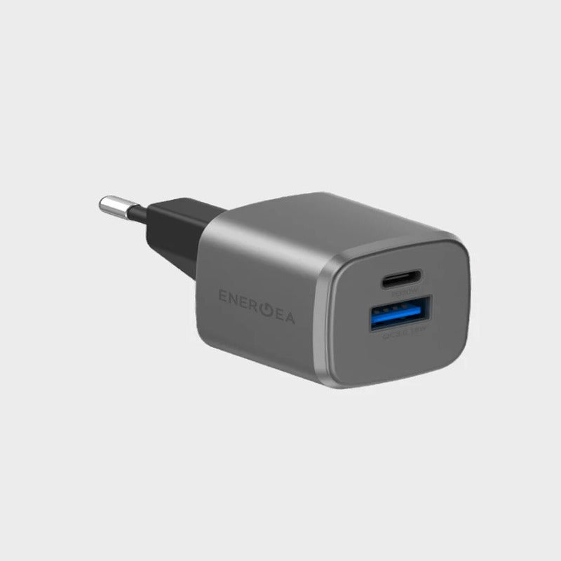 ENERGEA Compact GaN Wall Charger With PD 20W &amp; QC 3.0