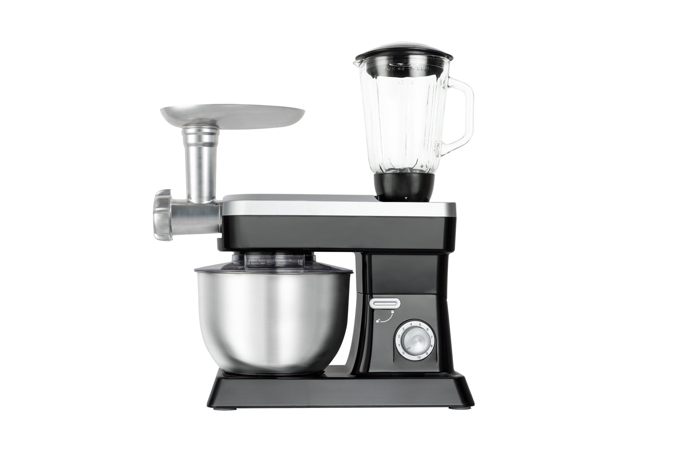 Swiss Pro+ Powerful 3 in 1 Food Processor 6.3L - Blender, Meat Grinder, Mix - Food Processor - Black - 1500W SP-PKM1900B