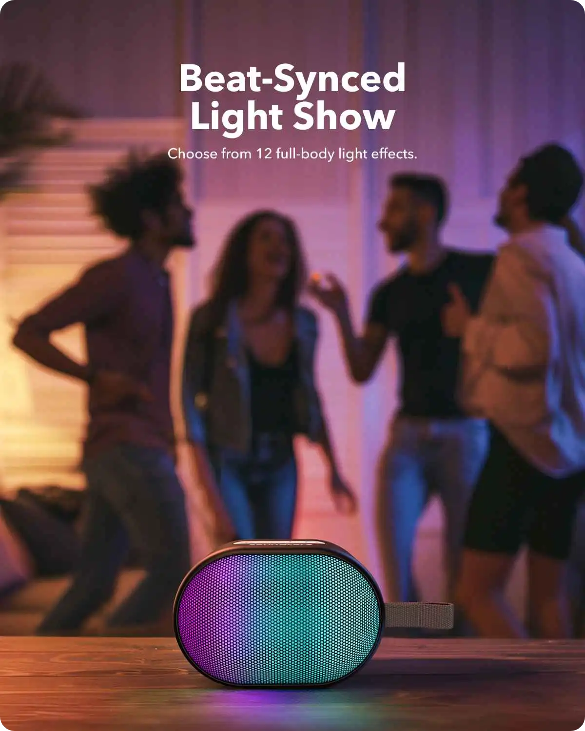 Anker Soundcore Pyro Mini Portable Bluetooth Speaker Black | A31A0011