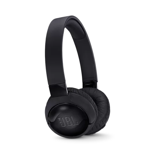 JBL TUNE 600BTNC Wireless, on-ear, active noise-cancelling headphones.