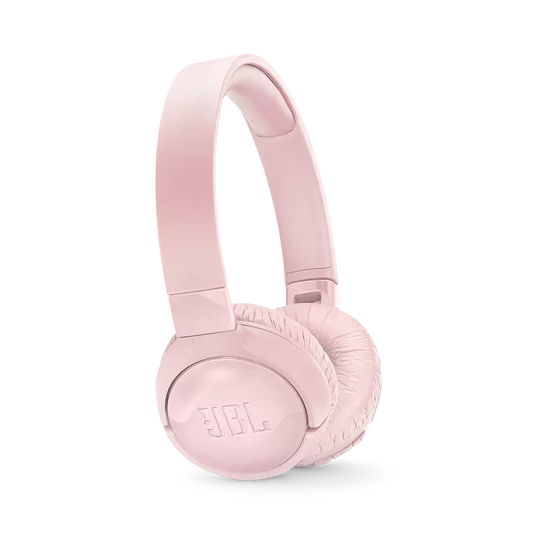 JBL TUNE 600BTNC Wireless, on-ear, active noise-cancelling headphones.