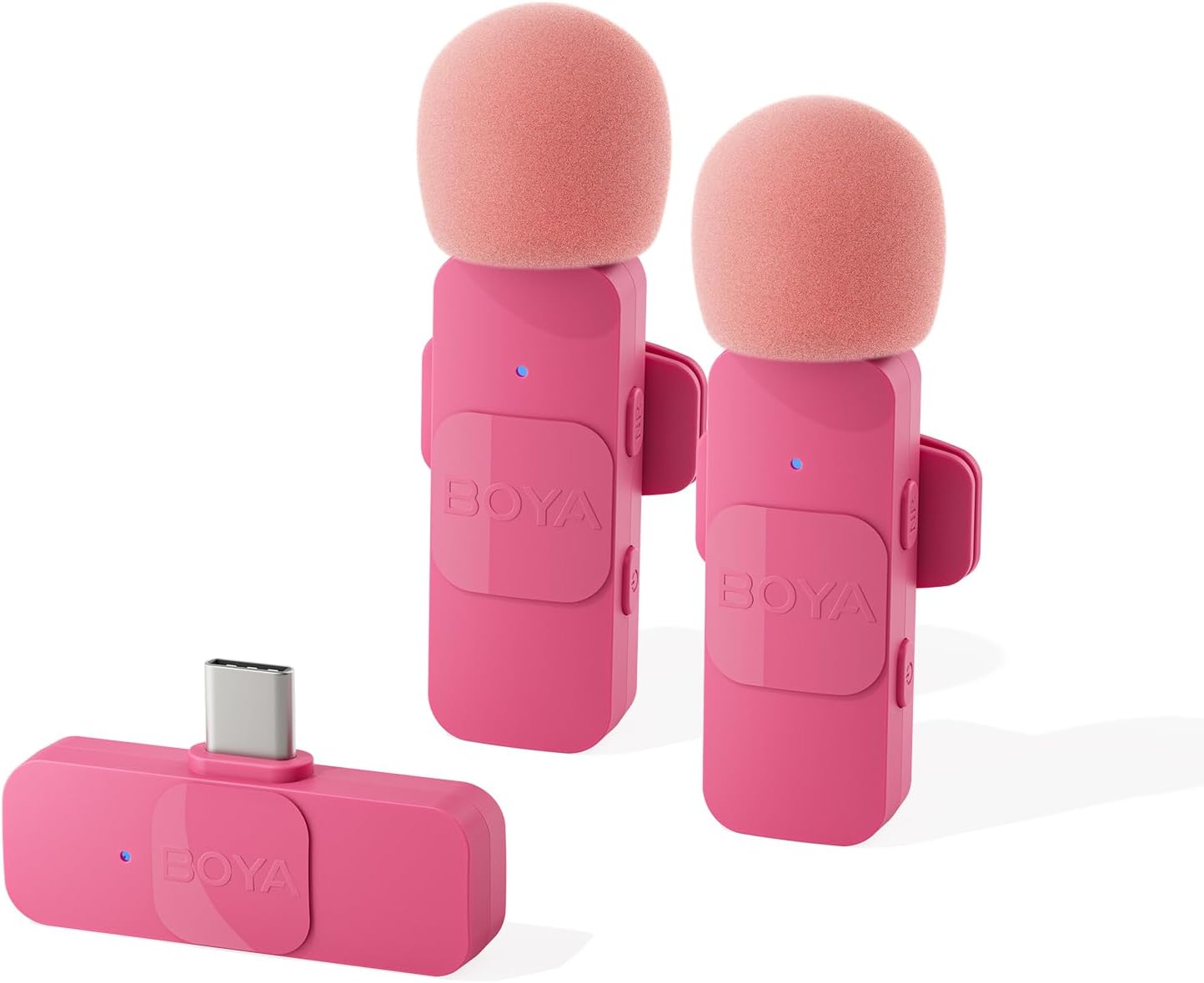 BOYA 2.4G wireless mic kit ( BY-V20 ) - Type C (PINK)