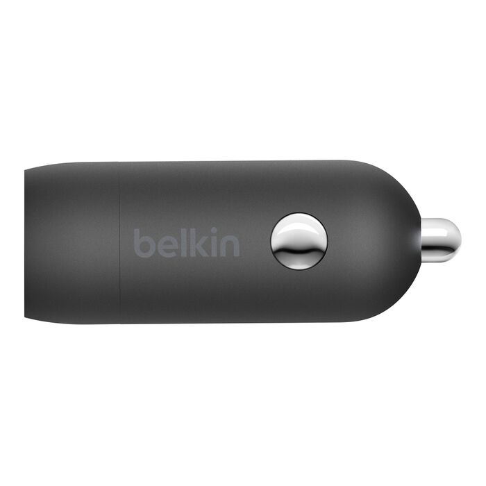 Belkin BoostCharge USB-C Car Charger 30w + USB-C to Lightning 1m Cable